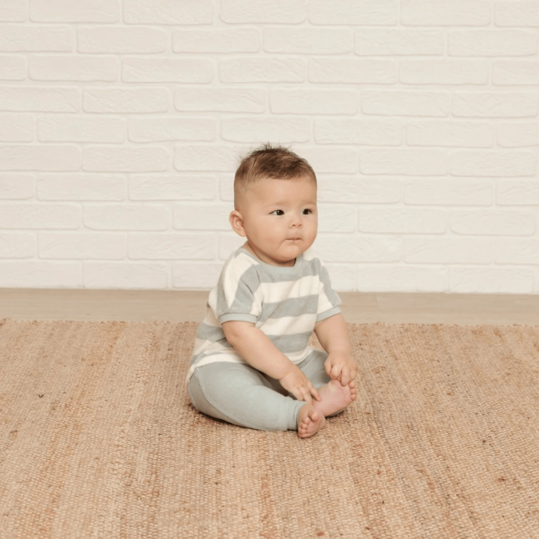 Quincy Mae Organic Terry Tee & Pant Set (Multiple Variants) - Naked Baby Eco Boutique