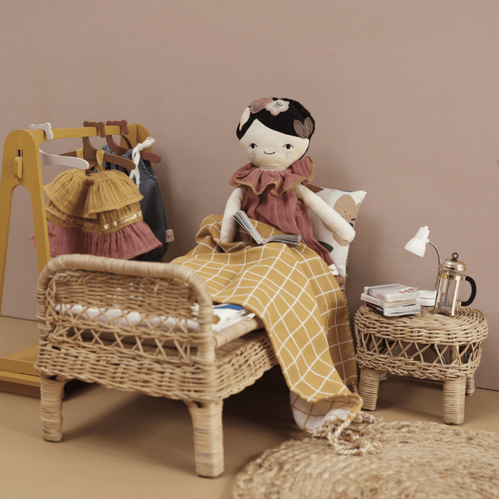 Fabelab Organic Cotton Doll Bedding - Mattress Set Mix - Naked Baby Eco Boutique