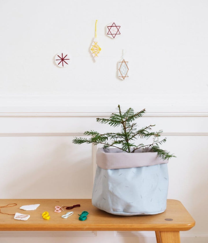 PRE-ORDER: Fabelab Geometric Christmas Ornament Craft Kit - Naked Baby Eco Boutique