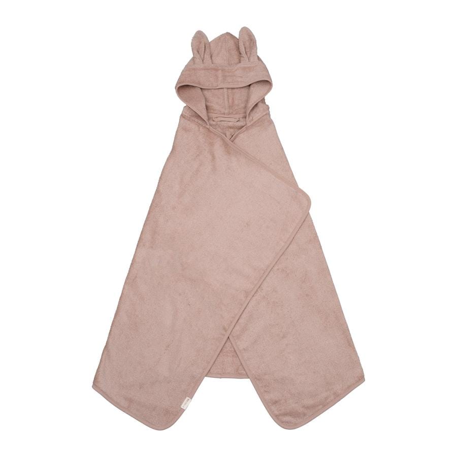 Fabelab-Hooded-Junior-Towel-Old-Rose-Naked-Baby-Eco-Boutique