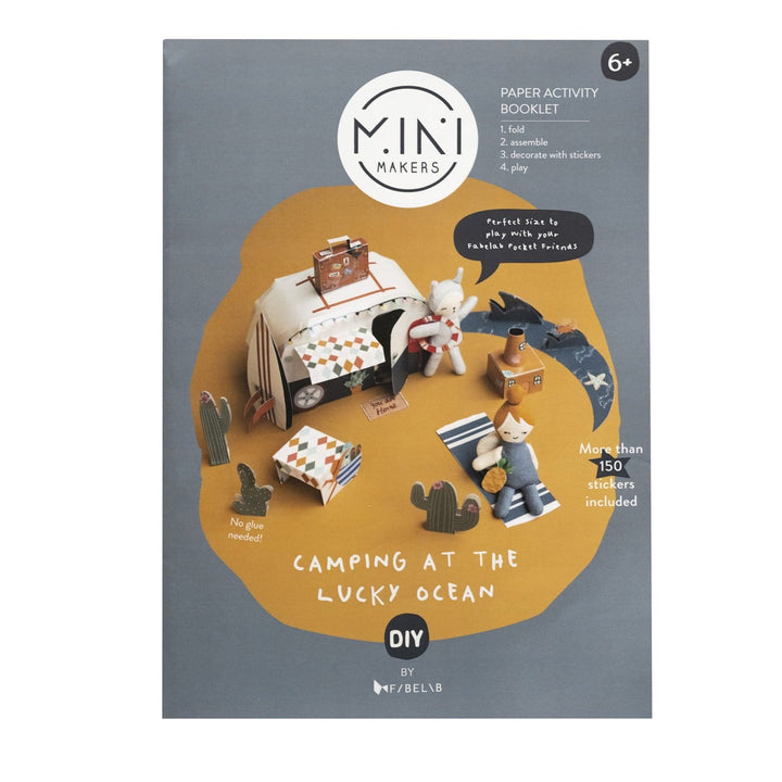 Fabelab Mini Maker Paper Activity Booklets (Multiple Variants) - Naked Baby Eco Boutique