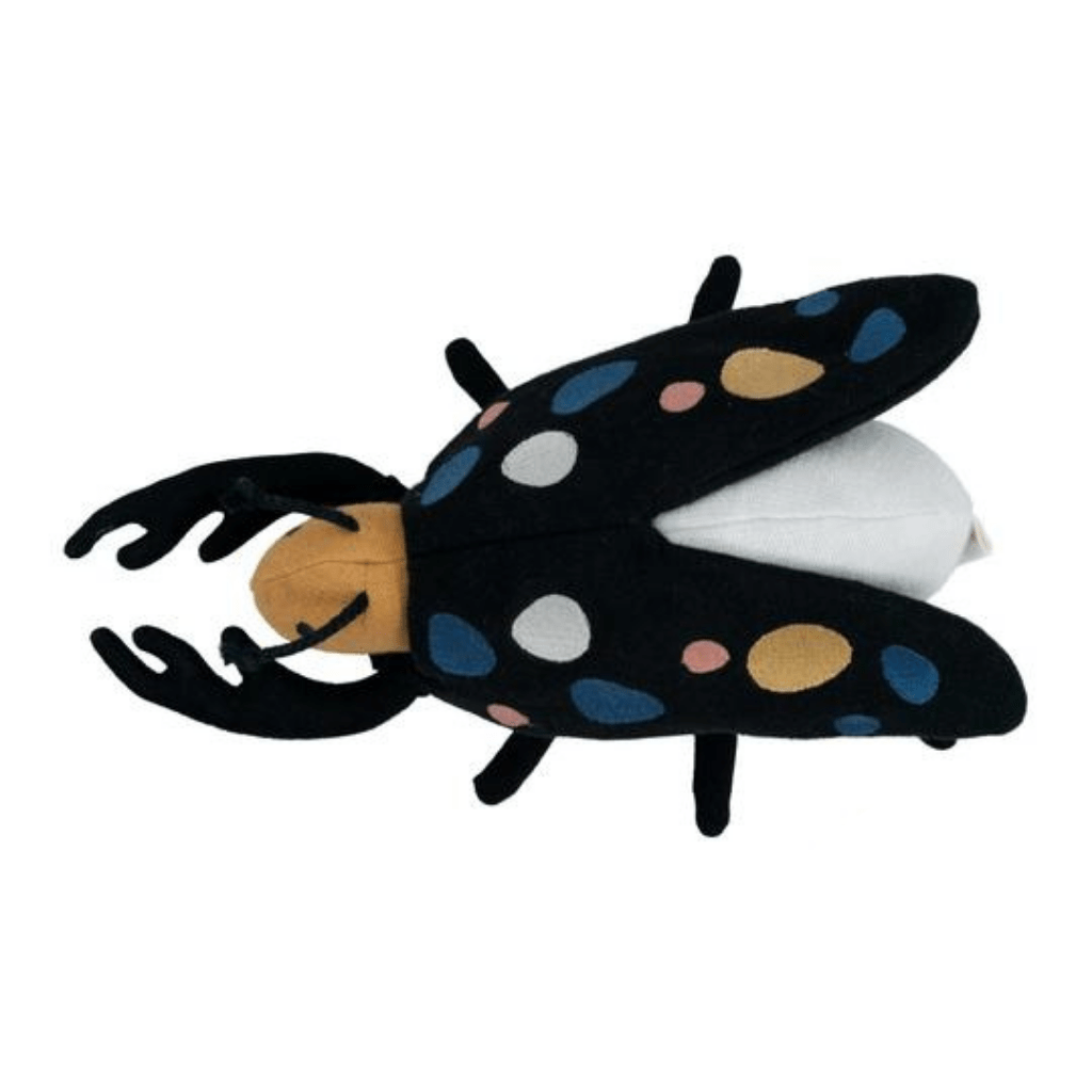 Fabelab-Organic-Cotton-Beetle-Rattle-Top-View-Naked-Baby-Eco-Boutique
