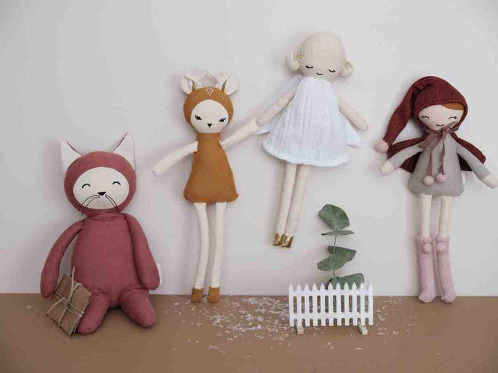 Fabelab Organic Cotton Christmas Dolls (Multiple Variants) - Naked Baby Eco Boutique