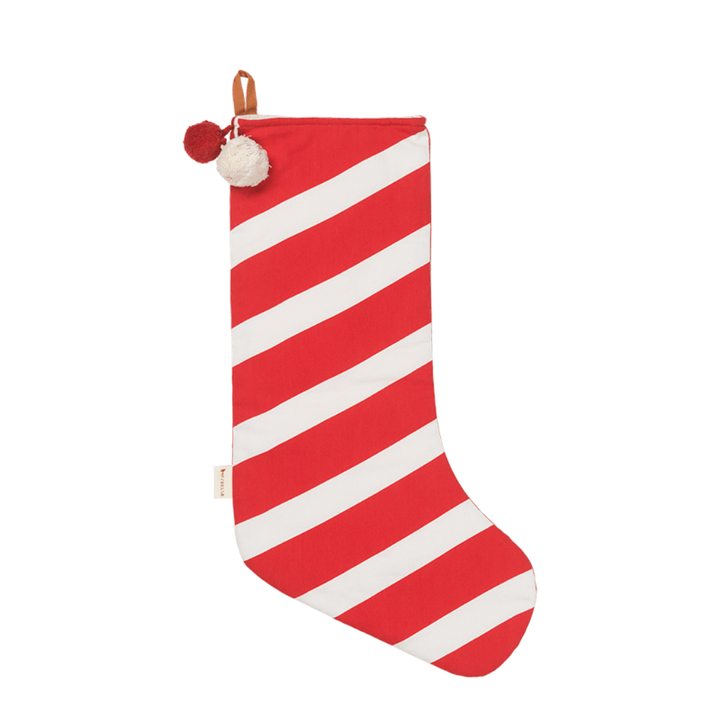 Candy Cane Fabelab Organic Cotton Christmas Stocking (Multiple Variants) - Naked Baby Eco Boutique