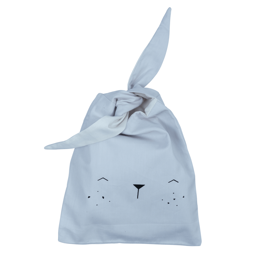 Grey Bunny Fabelab Organic Cotton Reusable Snack Bags (Multiple Variants) - Naked Baby Eco Boutique