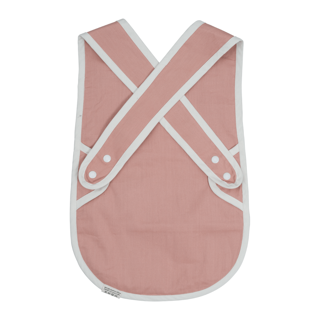 Fabelab-Organic-Cotton-Cross-Back-Bib-Old-Rose-Back-View-Naked-Baby-Eco-Boutique