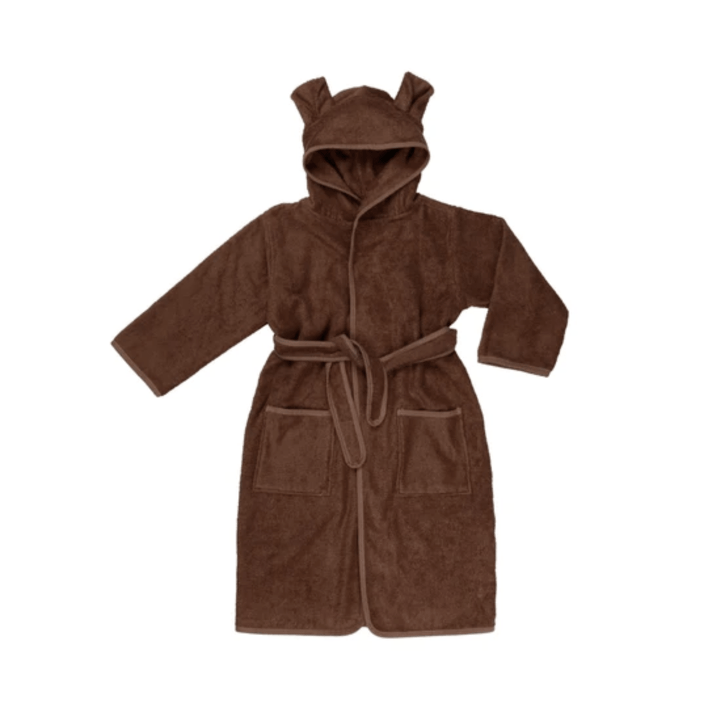 Fabelab-Organic-Cotton-Kids-Dressing-Gown-Chocolate-Naked-Baby-Eco-Boutique