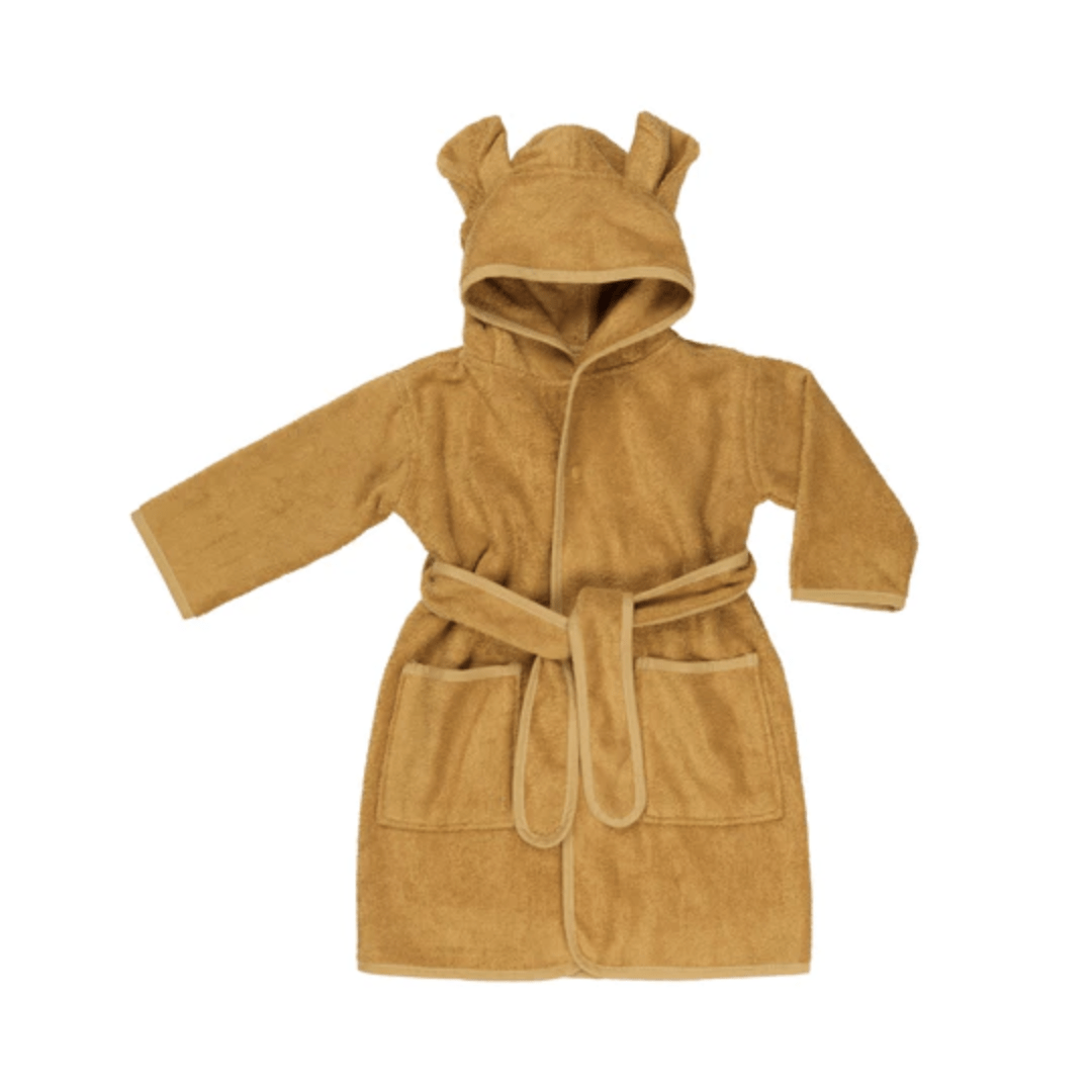 Fabelab-Organic-Cotton-Kids-Dressing-Gown-Ochre-Naked-Baby-Eco-Boutique