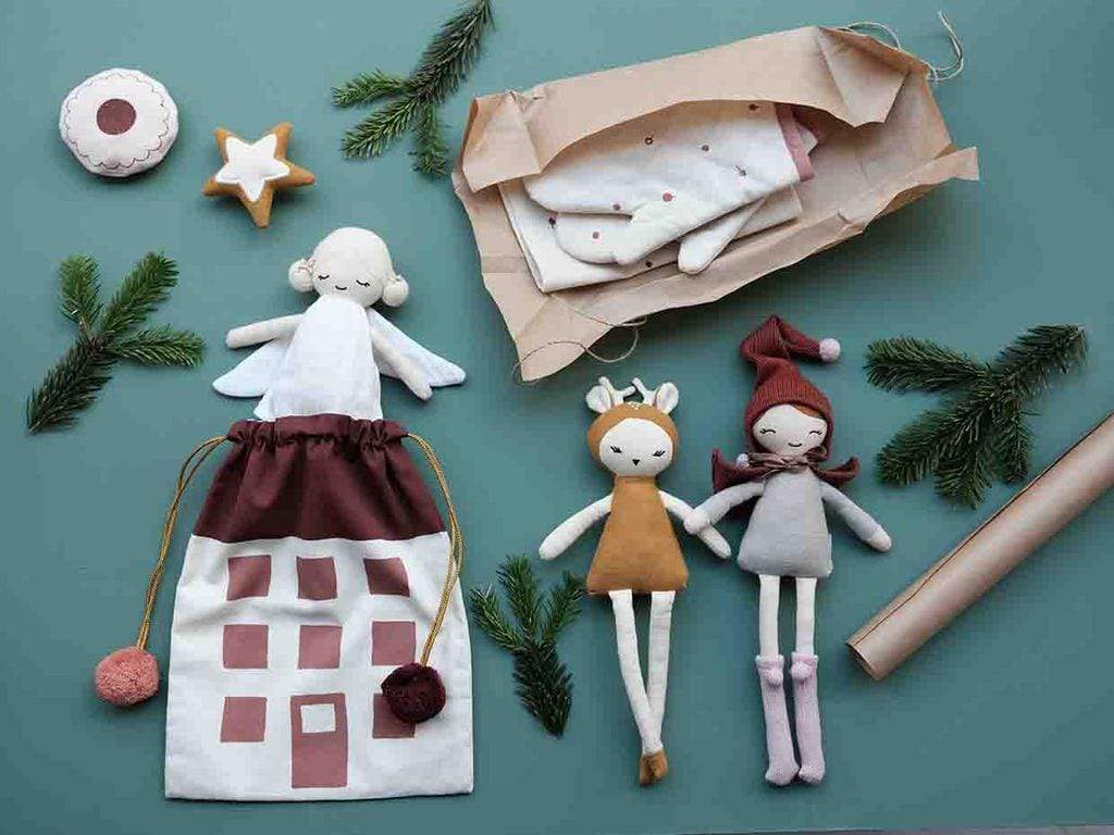 Fabelab Organic Cotton Christmas Dolls (Multiple Variants) - Naked Baby Eco Boutique