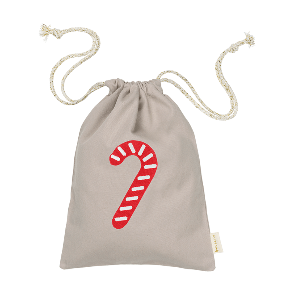Candy Cane Fabelab Organic Cotton Reusable Gift Bags (Multiple Variants) - Naked Baby Eco Boutique