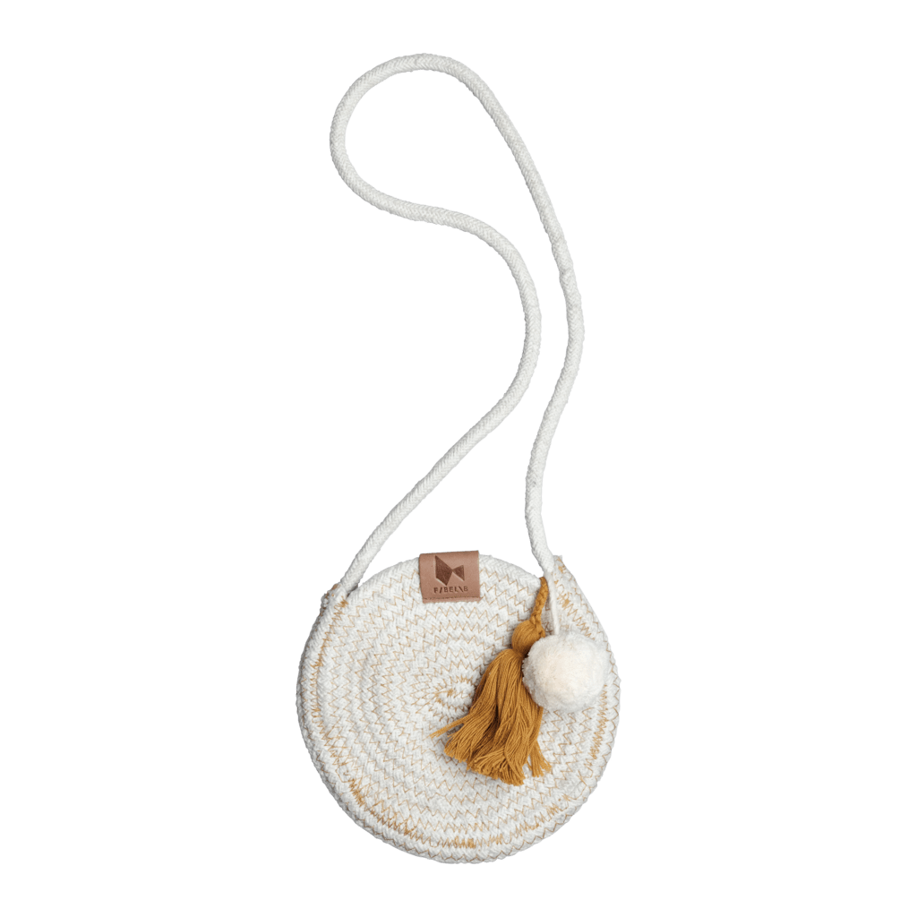 Ochre Fabelab Organic Cotton Rope Purse (Multiple Variants) - Naked Baby Eco Boutique