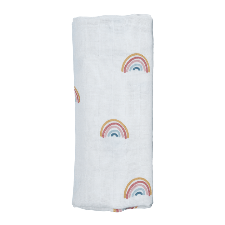 Rainbows Fabelab Organic Cotton Swaddle Blanket (Multiple Variants) - Naked Baby Eco Boutique