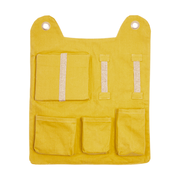 Bear (Honey) Fabelab Organic Cotton Animal Wall Pockets (Multiple Variants) - Naked Baby Eco Boutique