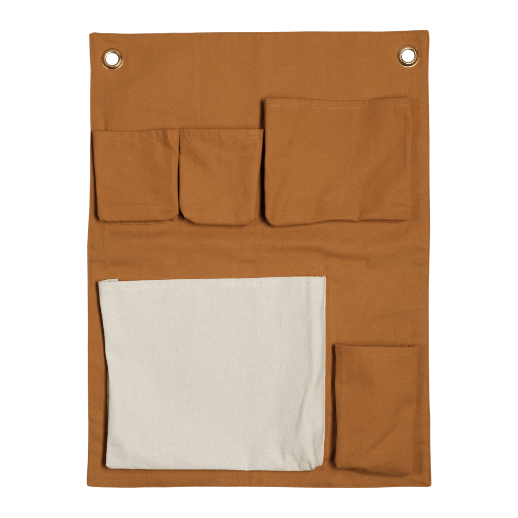 Ochre Fabelab Organic Cotton Animal Wall Pockets (Multiple Variants) - Naked Baby Eco Boutique