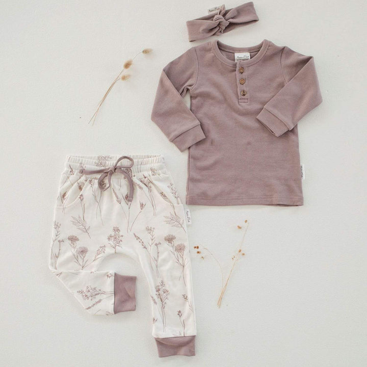 Aster & Oak Organic Cotton Harem Pants (Multiple Variants) - Naked Baby Eco Boutique