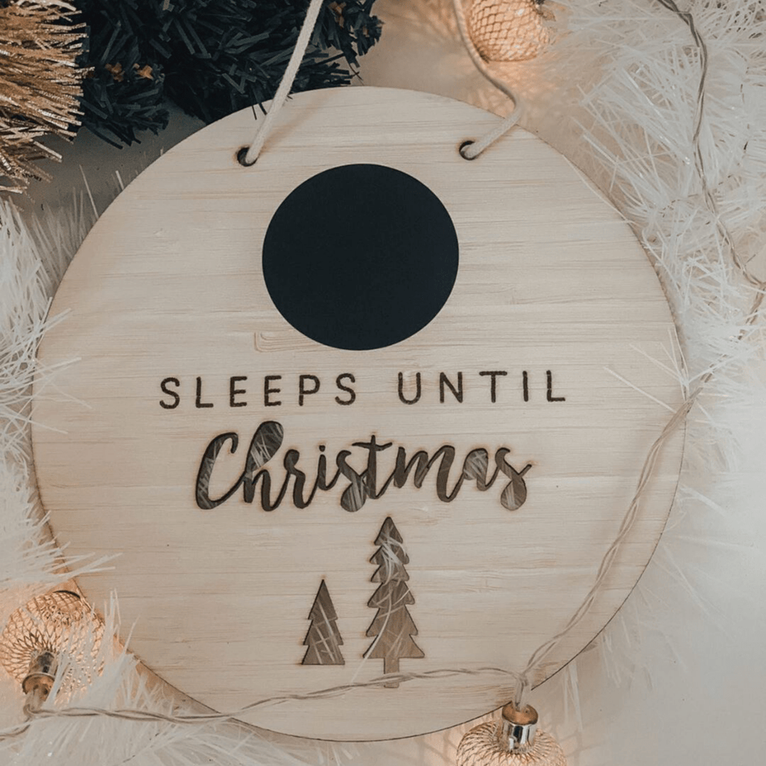 Funny-Bunny-Kids-Bamboo-Sleeps-Until-Christmas-Sign-Trees-Blonde-Naked-Baby-Eco-Boutique