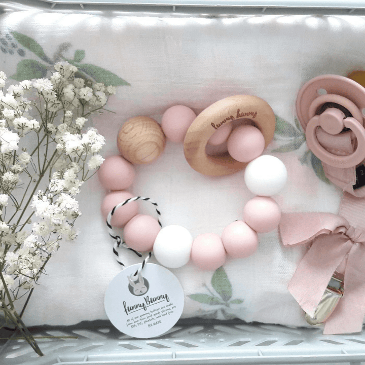 Funny Bunny Kids Round Teether (Multiple Variants) - Naked Baby Eco Boutique