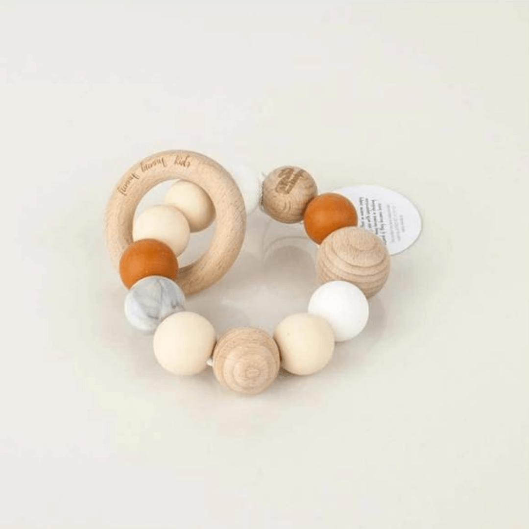 Funny Bunny Kids Round Teether (Multiple Variants) - Naked Baby Eco Boutique