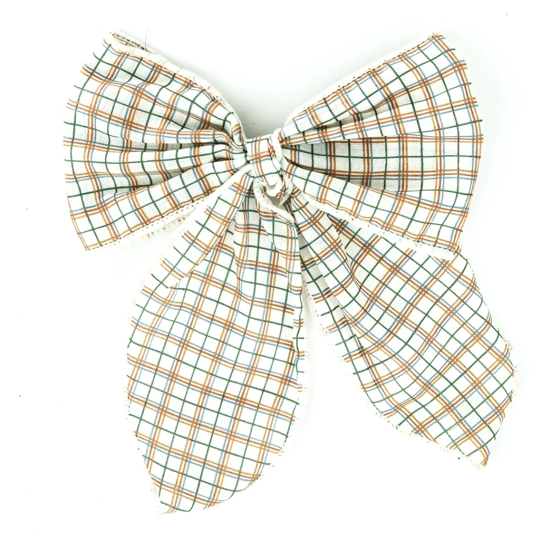 Grech-And-Co-Organic-Cotton-Hair-Bow-Plaid-Naked-Baby-Eco-Boutique