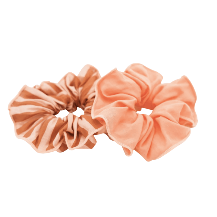 Grech-And-Co-Organic-Cotton-Hair-Scrunchies-Two-Pack-Stripes-Sunset-And-Tierra-Naked-Baby-Eco-Boutique