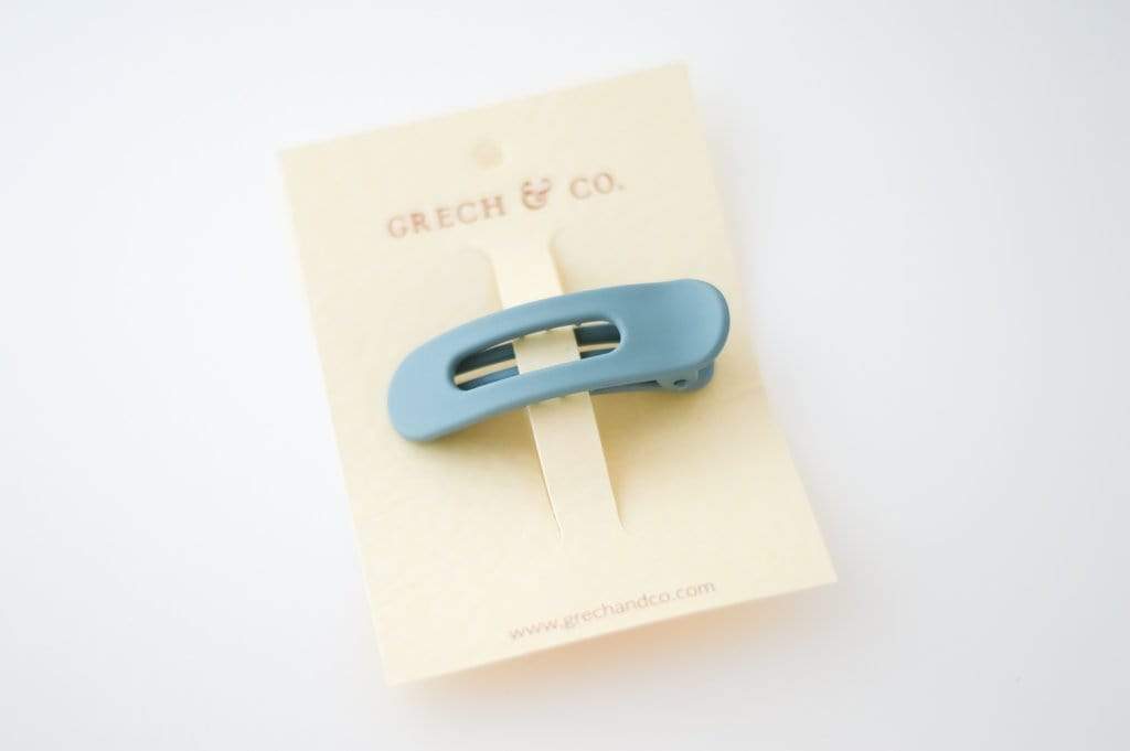 Light Blue Grech & Co. Grip Hair Clip (Multiple Variants) - Naked Baby Eco Boutique