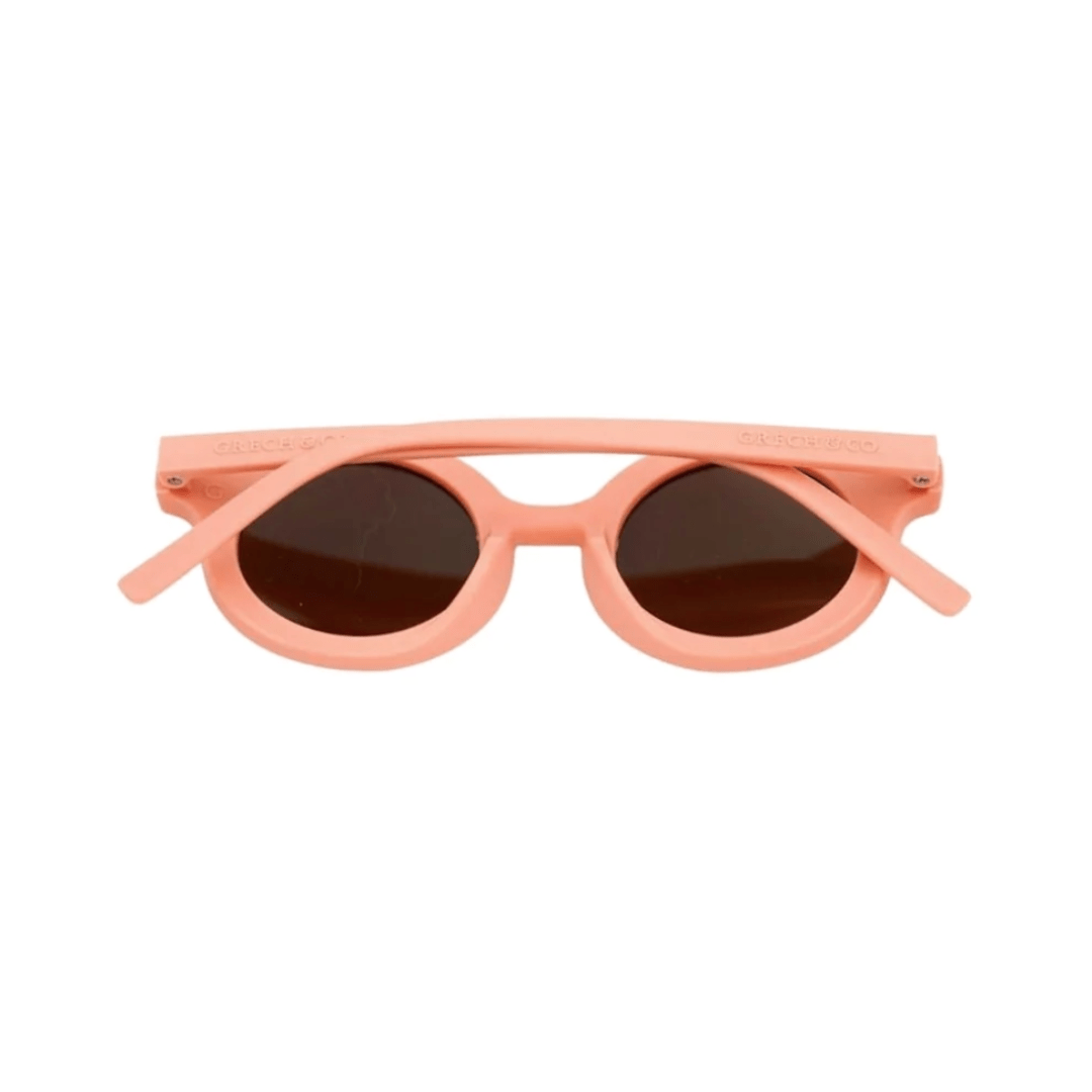 Grech-and-Co-Round-Bendable-Polarized-Kids-Sunglasses-Coral-Rouge-Back-View-Naked-Baby-Eco-Boutique