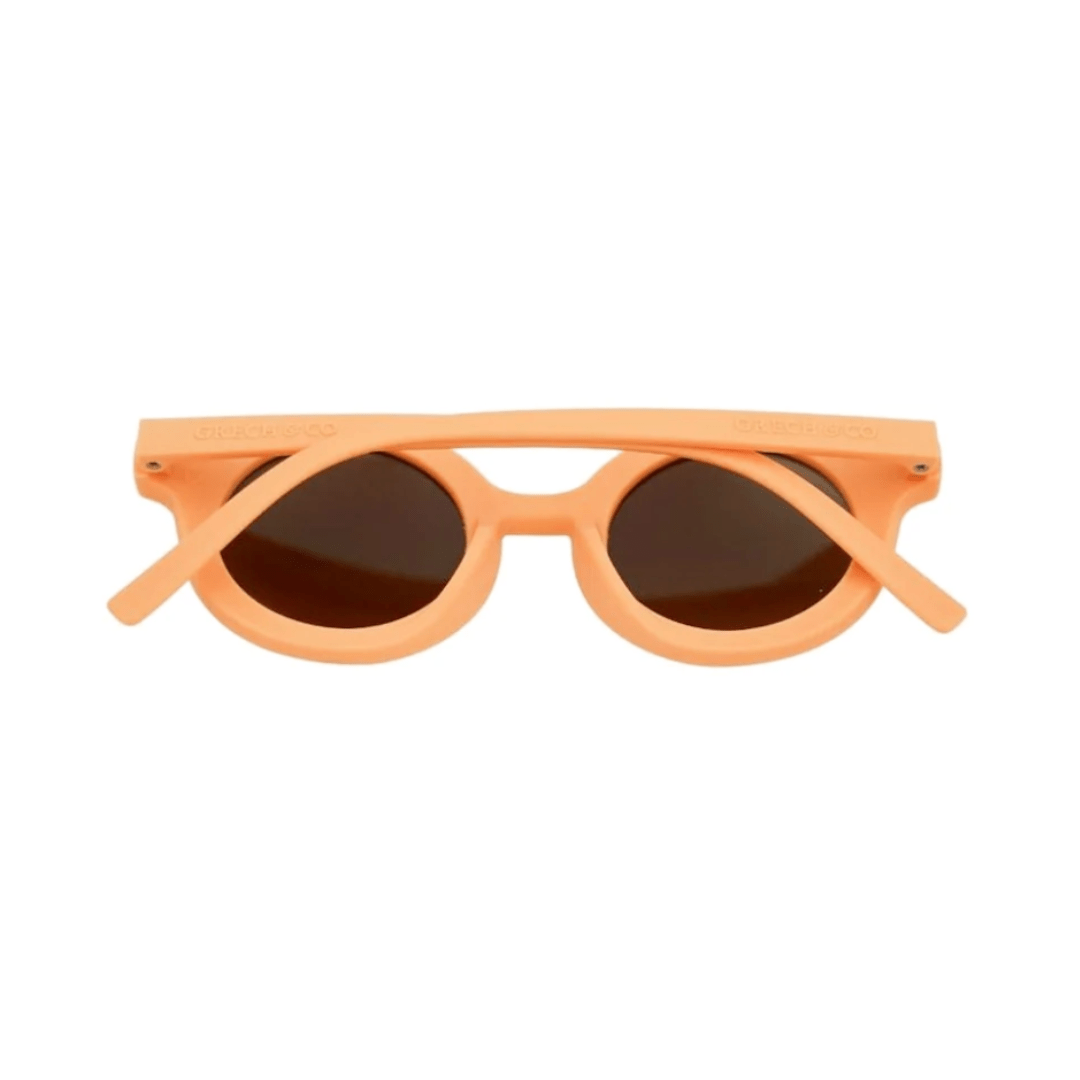 Grech-and-Co-Round-Bendable-Polarized-Kids-Sunglasses-Melon-Back-View-Naked-Baby-Eco-Boutique