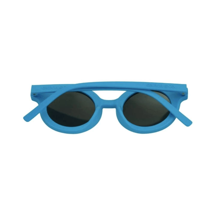 Grech-and-Co-Round-Bendable-and-Polarized-Kids-Sunglasses-Azure-Back-View-Naked-Baby-Eco-Boutique