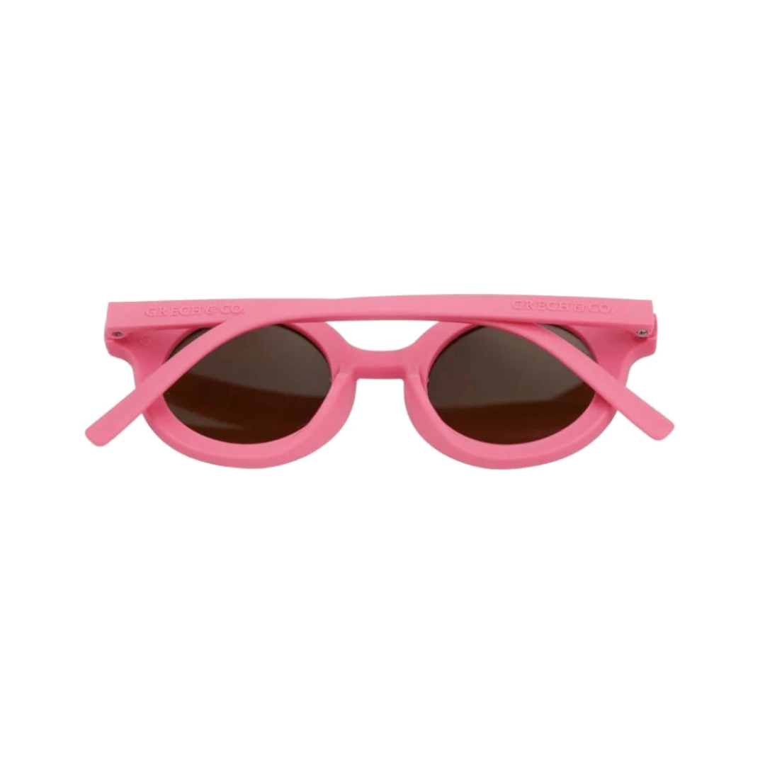 Grech-and-Co-Round-Bendable-and-Polarized-Kids-Sunglasses-Bubble-Gum-Back-View-Naked-Baby-Eco-Boutique