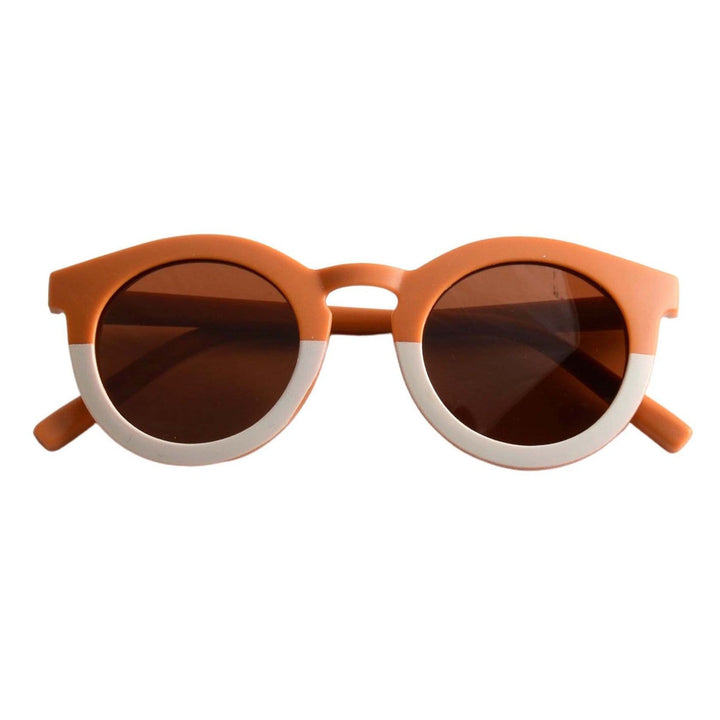 Spice + Buff Grech & Co. Sustainable Kids Polarised Two-Tone Sunglasses (Multiple Variants) - Naked Baby Eco Boutique