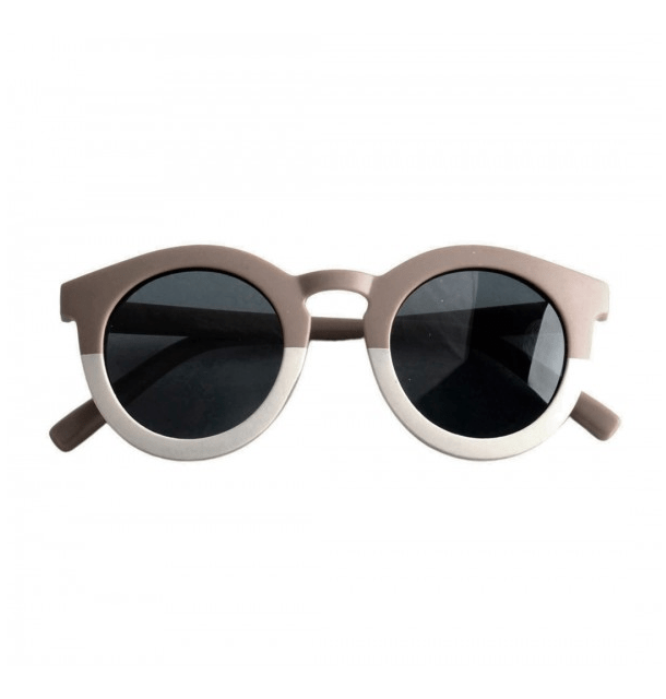 Stone + Buff Grech & Co. Sustainable Kids Polarised Two-Tone Sunglasses (Multiple Variants) - Naked Baby Eco Boutique