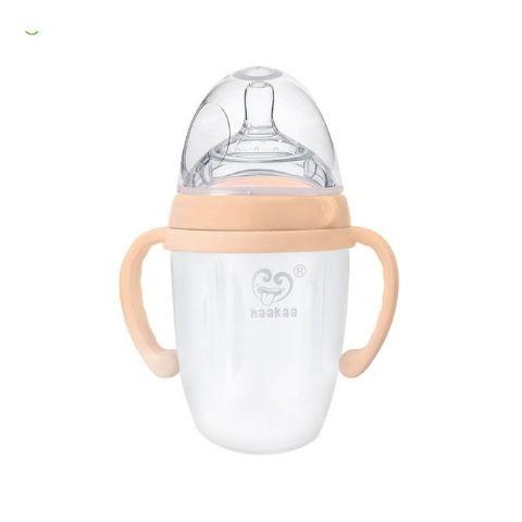 160 ml / Nude Haakaa Gen 3 Silicone Baby Bottles (Multiple Variants) - Naked Baby Eco Boutique