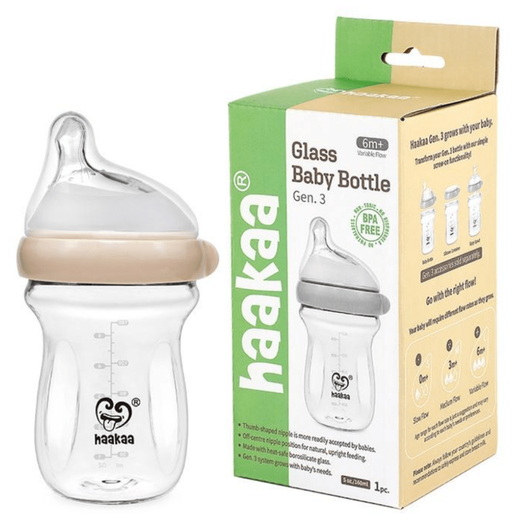 Haakaa Gen. 3 Silicone Orthodontic Baby Bottle Nipples (Multiple Variants) - Naked Baby Eco Boutique