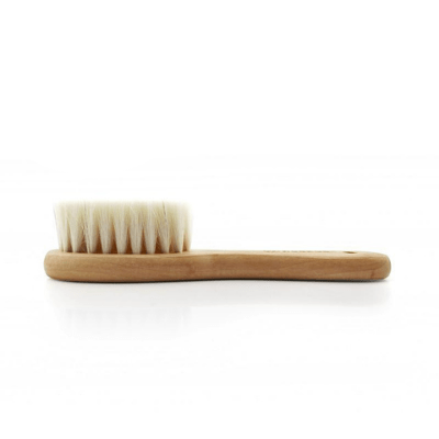 Haakaa-Natural-Goats-Wool-Baby-Hair-Brush-Side-View-Naked-Baby-Eco-Boutique