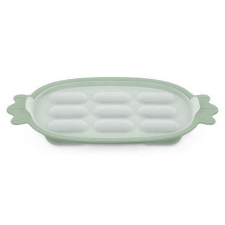 Haakaa-Silicone-Nibble-Tray-Pea-Green-Naked-Baby-Eco-Boutique