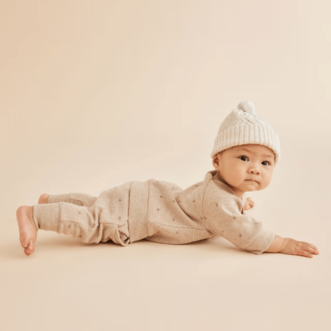Happy-Baby-Wearing-Wilson-And-Frenchy-Organic-Waffle-Sweat-Top-Leaf-Naked-Baby-Eco-Boutique
