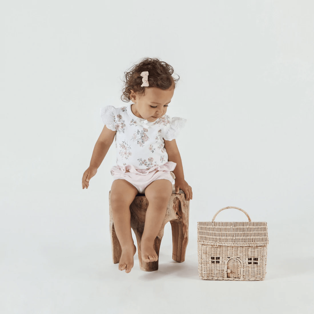 Happy-Girl-Wearing-Aster-And-Oak-Organic-Cotton-Primrose-Lace-Onesie-Naked-Baby-Eco-Boutique