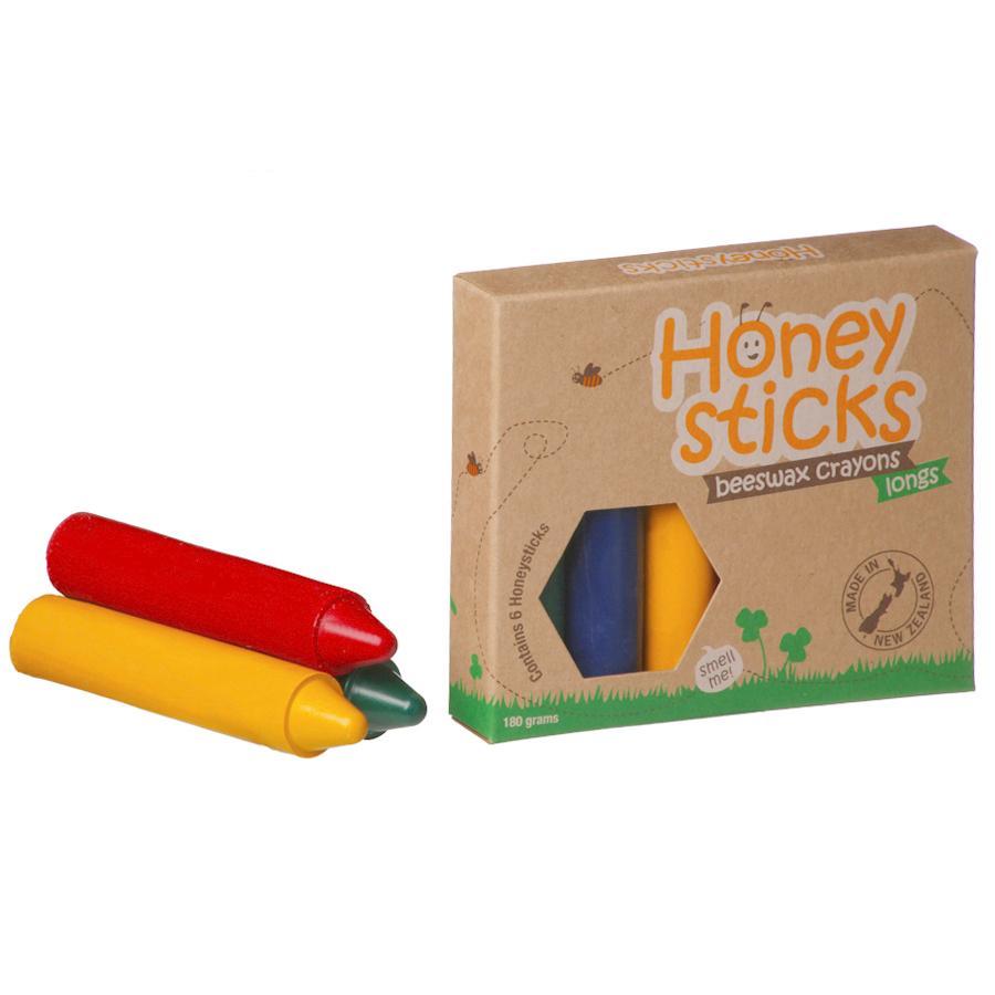 Default Honeysticks Longs Beeswax Crayons - Naked Baby Eco Boutique