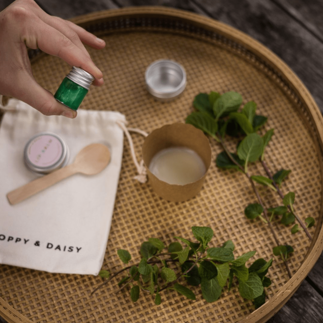 Poppy & Daisy DIY Peppermint Lip Balm Kit - Naked Baby Eco Boutique