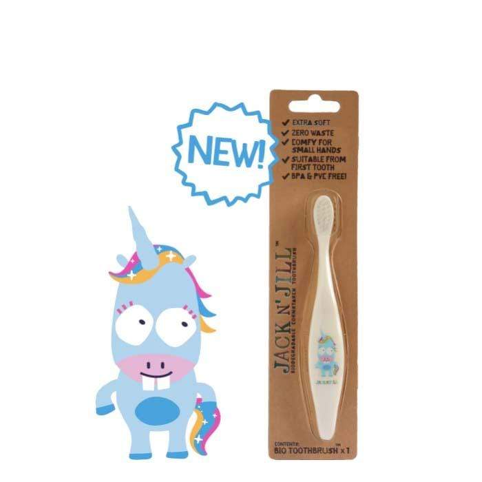 Unicorn Jack N' Jill Biodegradable Toothbrush (Multiple Variants) - Naked Baby Eco Boutique