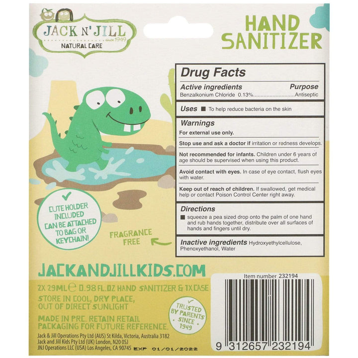Jack N' Jill Hand Sanitizer (Multiple Variants) - SHORT-DATED - Naked Baby Eco Boutique