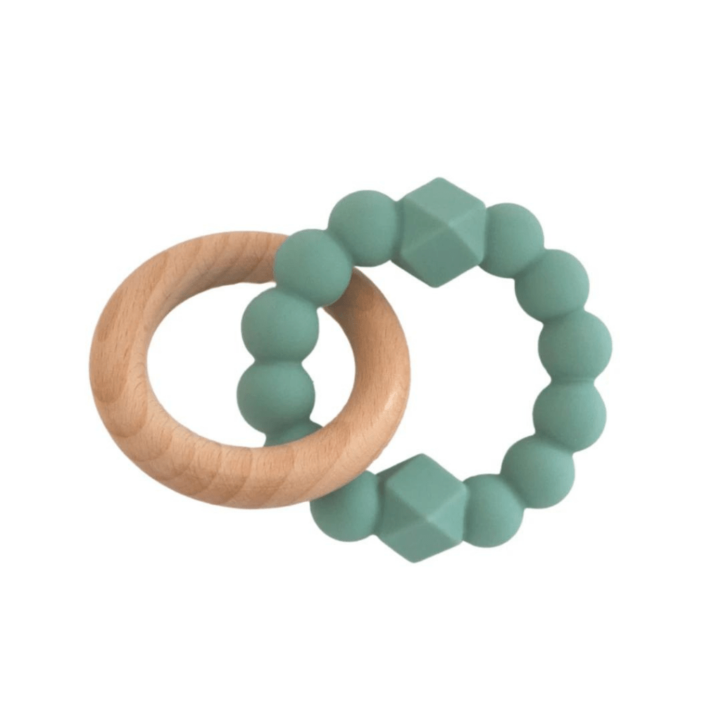 Jellystone-Designs-Wood-Silicone-Moon-Teether-Sage-Naked-Baby-Eco-Boutique