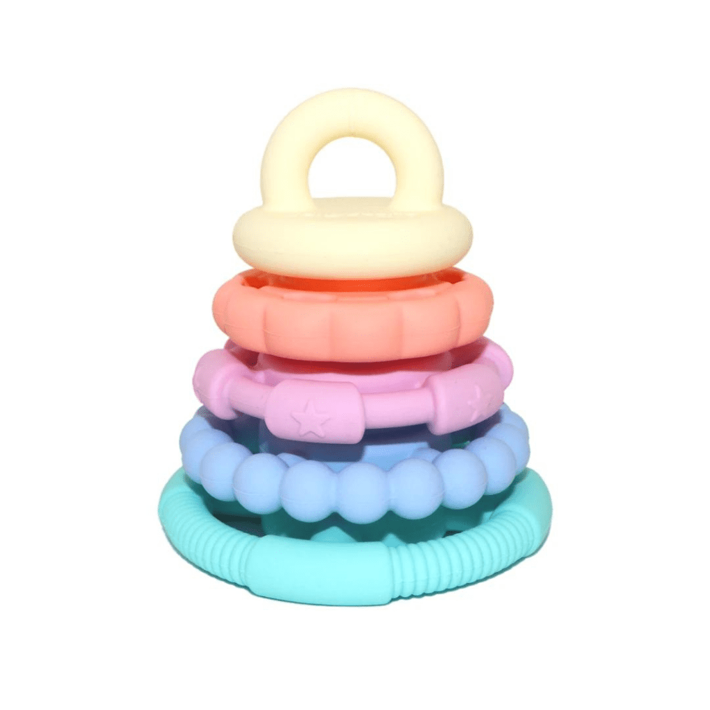 Jellystone-Desogns-Silicone-Rainbow-Stacker-Pastel-Colour-Naked-Baby-Eco-Boutique