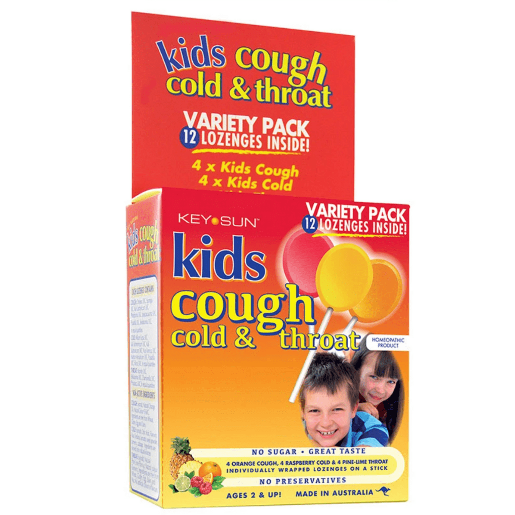 Key Sun All Natural Kids Cough, Cold & Throat Lozenges - Naked Baby Eco Boutique