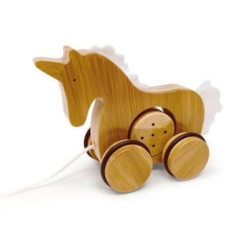 Unicorn Kinderfeets Bamboo Push & Pull Animals (Multiple Variants) - Naked Baby Eco Boutique