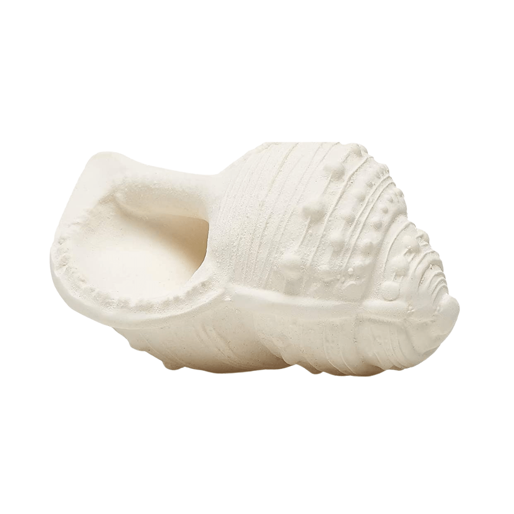 Lanco Karacola Whelk Shell Natural Rubber Teether - Naked Baby Eco Boutique