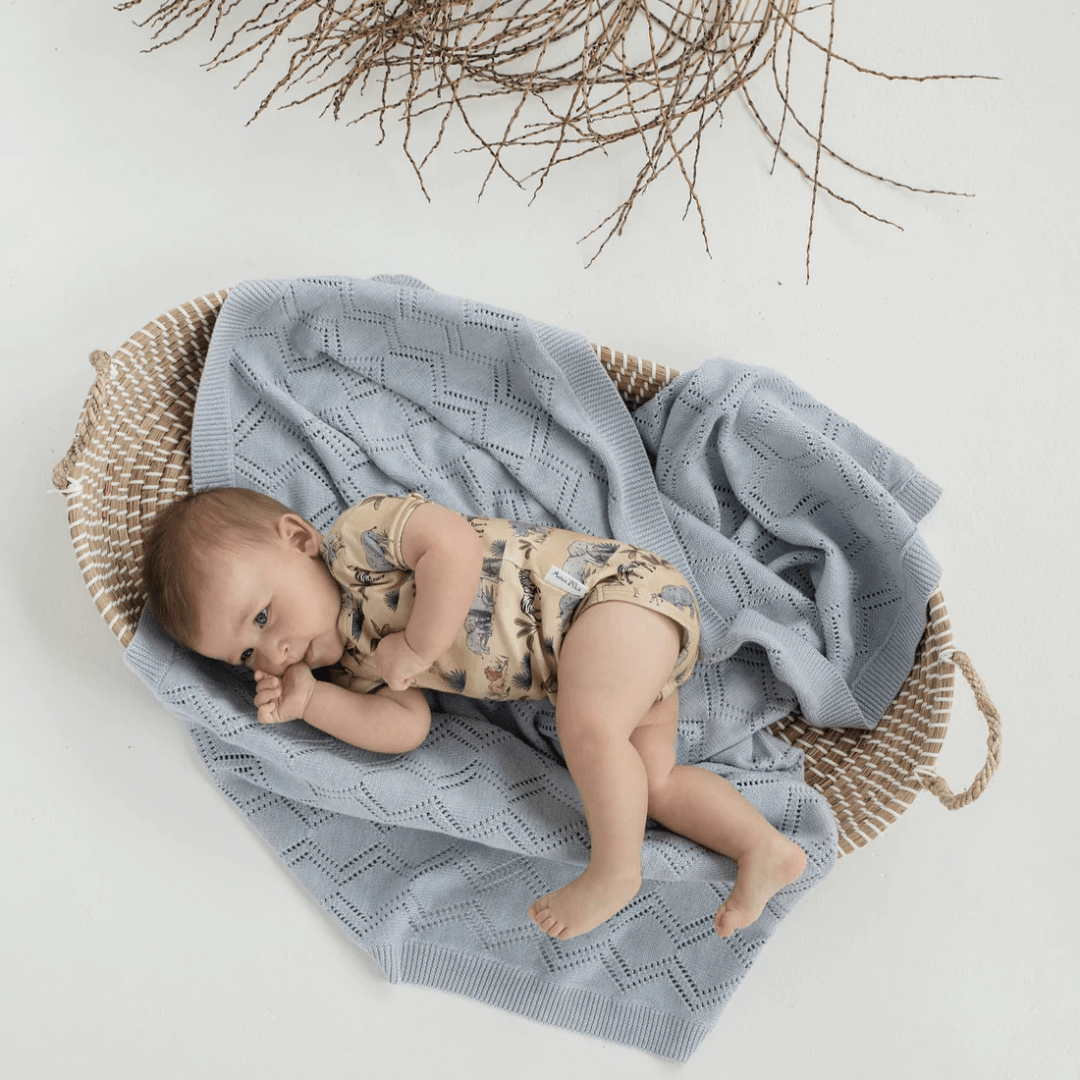 Little-Baby-Wearing-Aster-And-Oak-Organic-Cotton-Onesie-Safari-Naked-Baby-Eco-Boutique