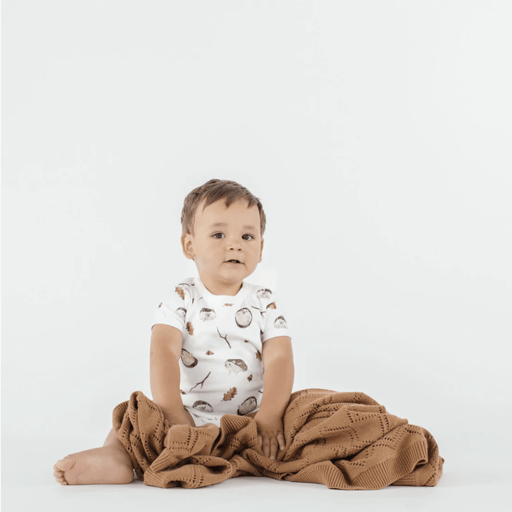 Aster & Oak Organic Cotton Onesie (Multiple Variants) - Naked Baby Eco Boutique