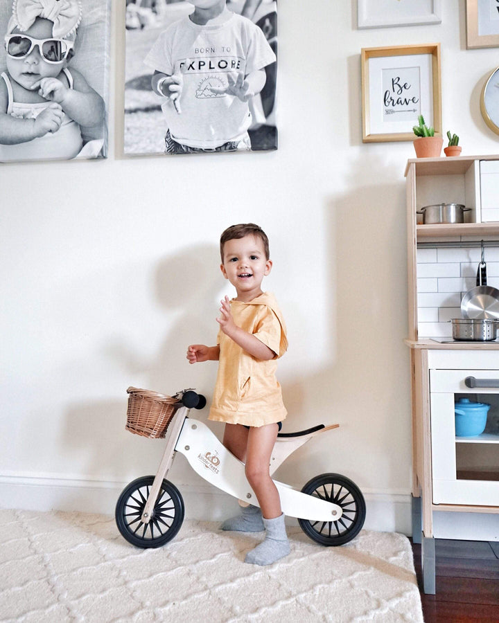 Kinderfeets Tiny Tot PLUS Tricycle + Balance Bike (Multiple Variants) - Naked Baby Eco Boutique