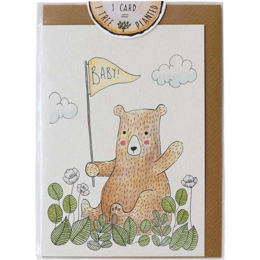 Little Difference Baby Bear Greeting Card - Naked Baby Eco Boutique